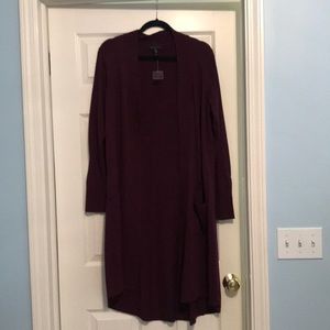 New w/o tag H for Halston duster cardigan